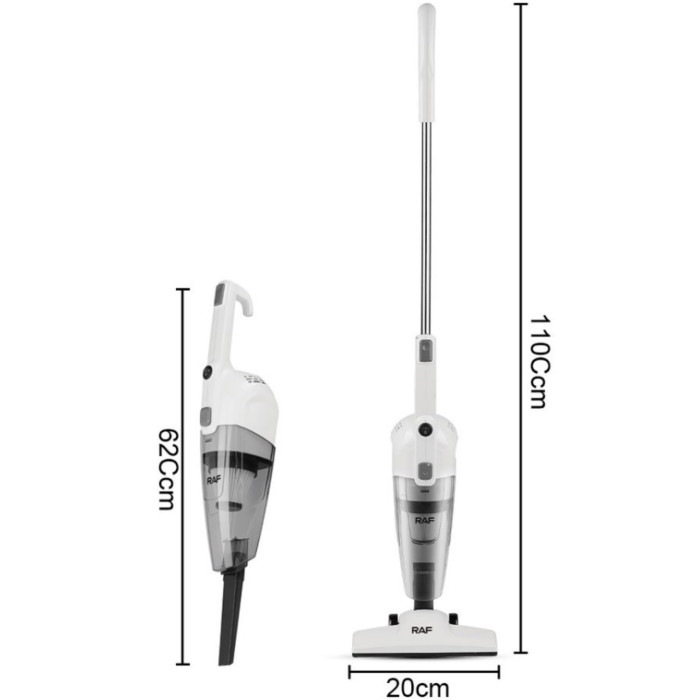 Пилосос RAF R 8673B, Чорний (8 шт./яск.)