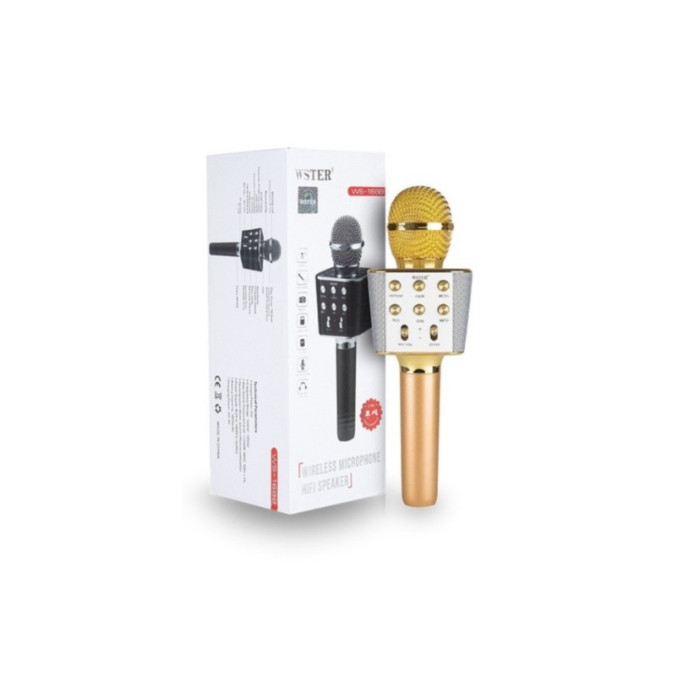 Радіомікрофон + караоке WS-1688/ 4845 (30 шт./яский)