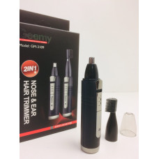 Тример бритва для стриження волосся на обличчі, у носі та вухах Gemei GM-3109 (Акумуляторна)(100 шт.)