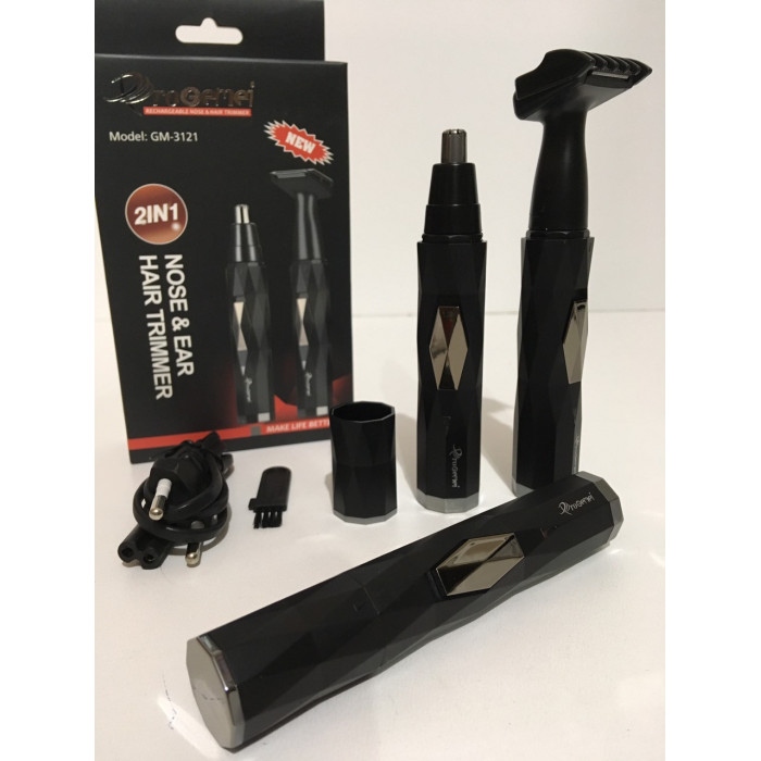 Тример бритва для стриження волосся на обличчі, у носі та вухах Gemei GM-3121 (100 шт./ясть)