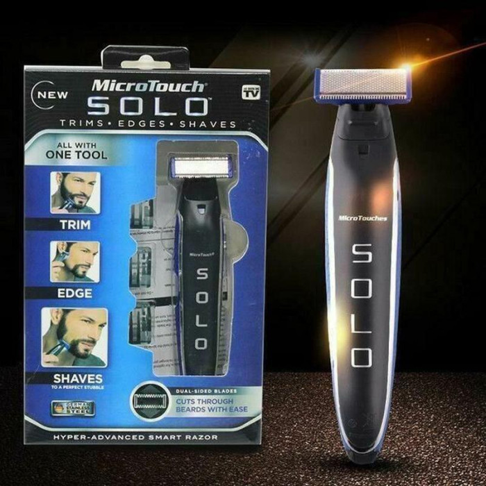 Тример Машинка для стрижки для Бороди 3 в 1 Micro Touch Solo Trimmer ART-368/4249 (100 шт./яский)