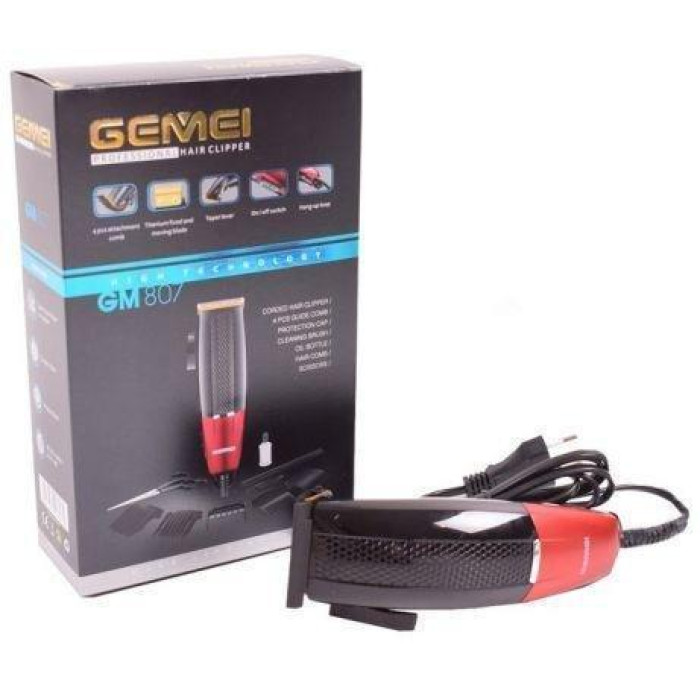 Машинки для стриження волосся Gemei GM-807 (40 шт./яск.)