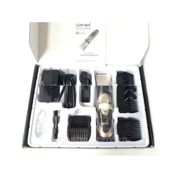 Професійна акумуляторна машинка для стриження Gemei GEMEI GM 6062 (40 шт)