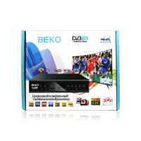 Цифровий ефірний приймач з екраном DVB-T2 IPTV/YouTube/WiFi/MP4/4K/1080 Beko BK-2020/ 9440 (40)