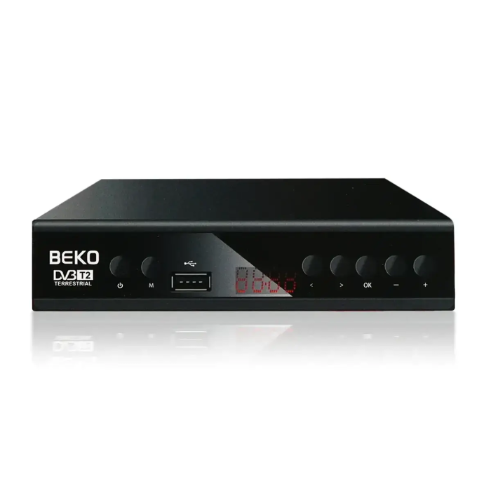 Цифровий ефірний приймач з екраном DVB-T2 IPTV/YouTube/WiFi/MP4/4K/1080 Beko BK-2020/ 9440 (40)