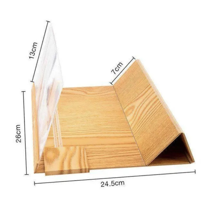 3D-збільшувач екрана з підставкою для телефона 26 см*19 см ART-0216 (50)