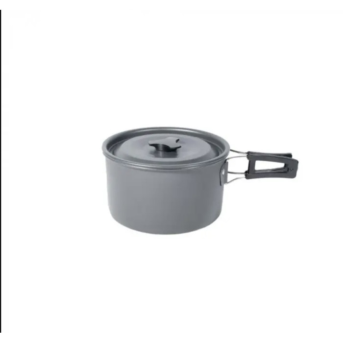 Алюмінієвий туритичний набір посуду (каструлі, сковорідка, чайник) COOKING SET DS-308 (16)