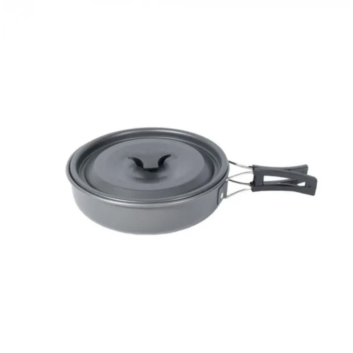 Алюмінієвий туритичний набір посуду (каструлі, сковорідка, чайник) COOKING SET DS-308 (16)