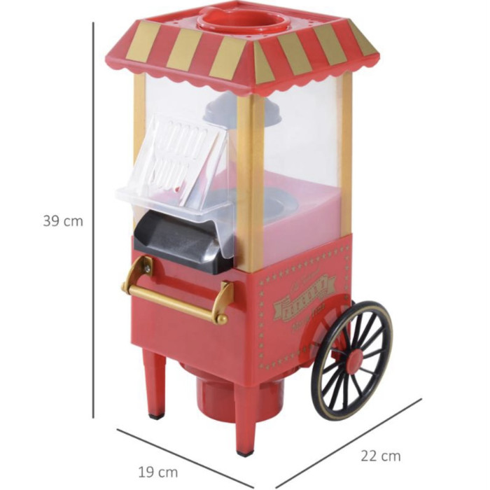 Апарат для приготування попкорну від мережі 1200ват PM-2800 (4)