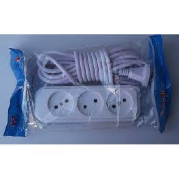 Подовжувач FL BI-3m / 10A* 3m*3 розеток (60 шт)