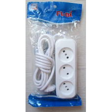 Подовжувач FL BI-3m / 10A* 3m*3 розеток (60 шт)