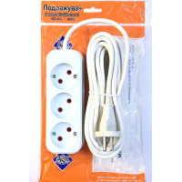 Подовжувач ASK-5м на кераміч. основі/3 гнізда, 220, 16 А, 3,2 кВт ProfiTec 220B 16A 3.2 кВт (60)