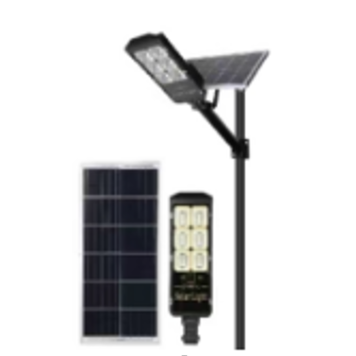 Вуличний ліхтар на стовп solar street light LJ 100 W + STAND ART 9005 (4)
