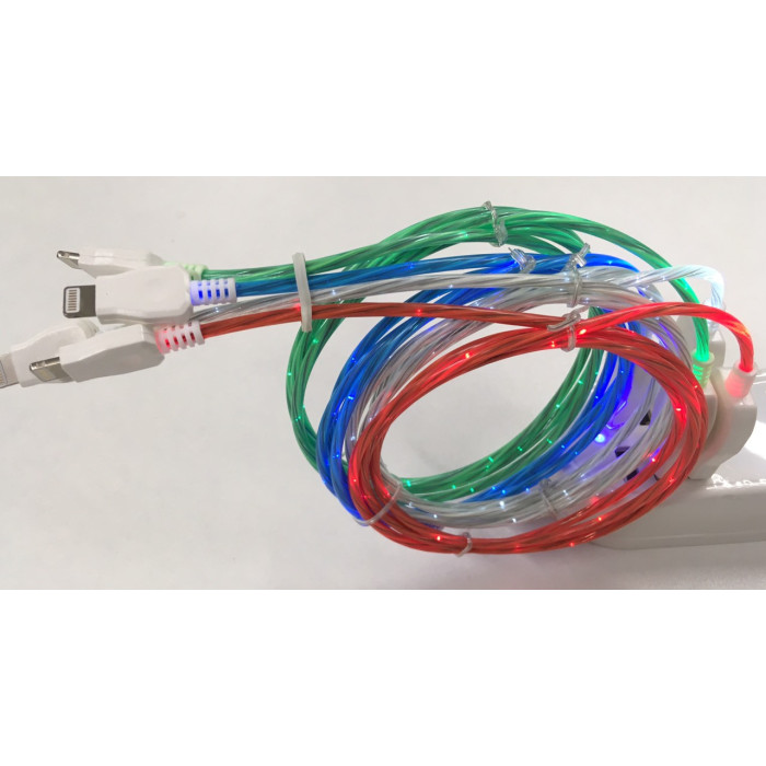 USB-кабель світний ART-1934/ B32 Micro (250 шт./яск.)