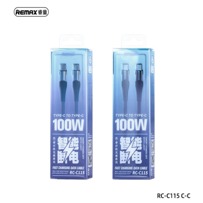 Кабель Remax RC-C115 Type-C-Type-C 100W