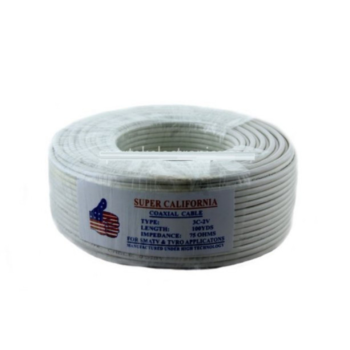 Кабель антенний ART 4701 3C2V 100m WHITE (10)