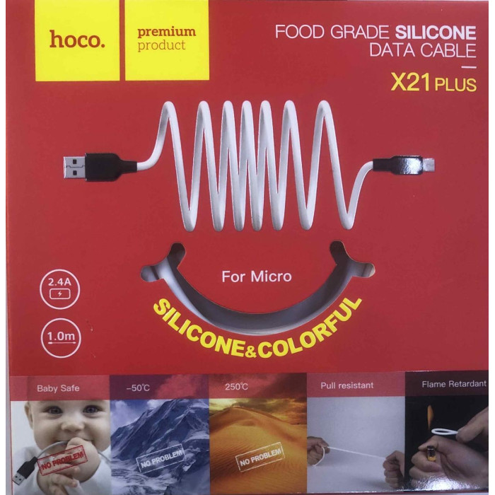 USB кабель HOCO X21 Micro 1m (168)