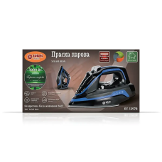 Праска парова з керамічною підошвою 3000Вт база 360 BITEK BT-1297B/ 6509 (6)