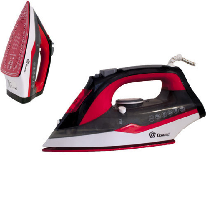 Праска DOMOTEC 2200wat RED MS-2202/4212 Ceramic (12 шт./ясть)