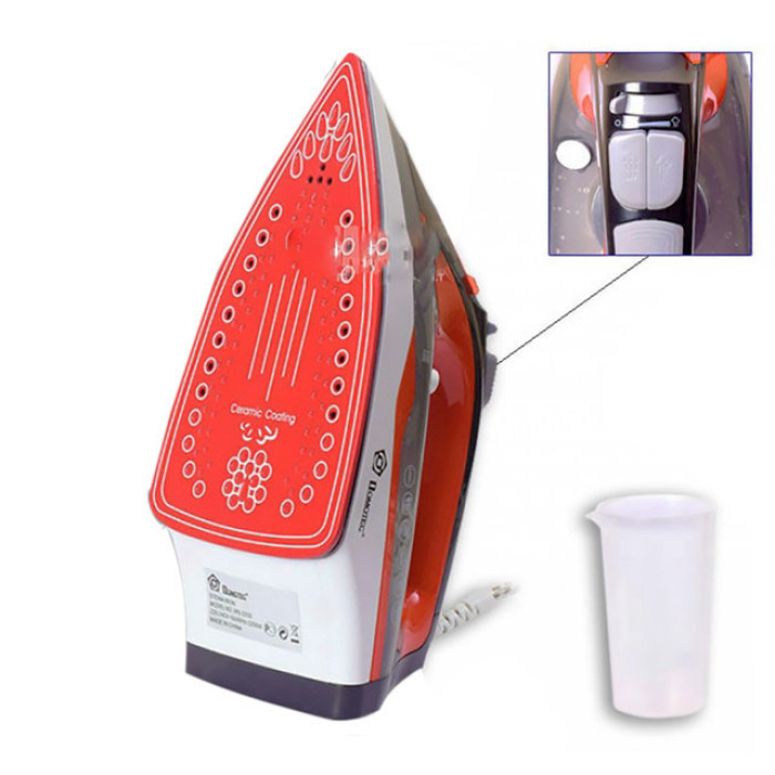 Праска DOMOTEC 2200wat RED MS-2202/4212 Ceramic (12 шт./ясть)