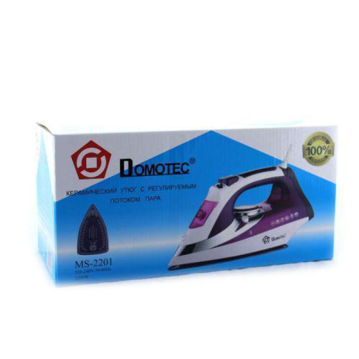 Праска DOMOTEC 2200wat MS-2201/ 6785 (12 шт./ясть)