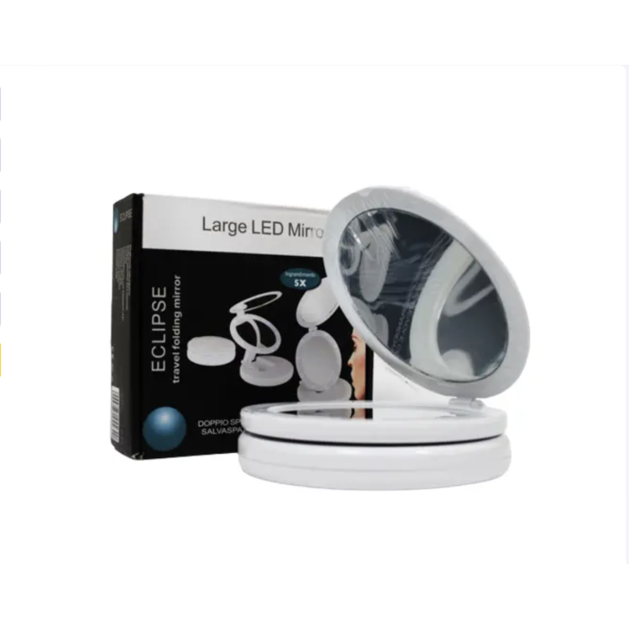 Складане дзеркало Eclipse Large LED Mirror 5X212 зі збільшенням і підсвіткою (36)