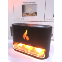 Лампа зволожувач повітря Docsal Flame, Aroma Diffuser 3в1 ART 9034 (30)