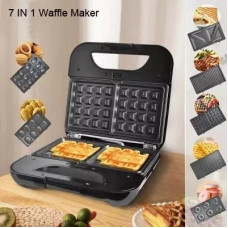 Мультимейкер 7 в1 DSP KC-1162, Сендвічниця, Вафельниця, Гриль, Горішниця з антипригарним покриттям (4 шт.