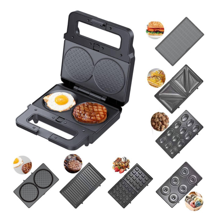 Вафельниця 7в1 2200 Вт Zepline ZP-811 Мультимейкер зі знімними пластинами (6)