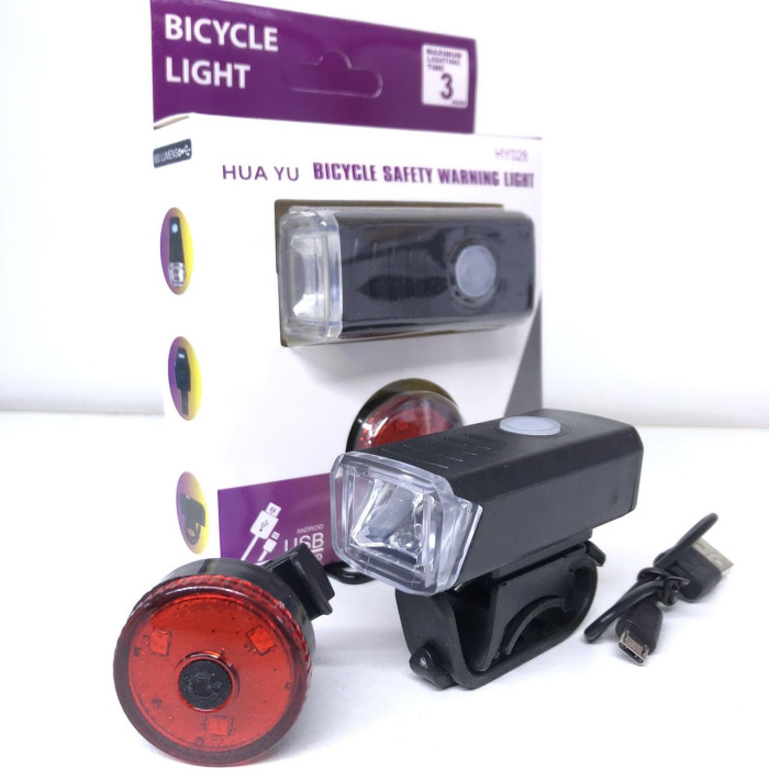 Ліхтарик на велосипед HY 028/ RB-13 (160 шт/ящ)