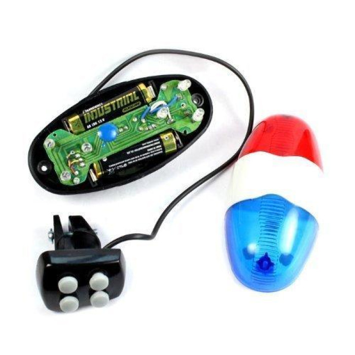 Ліхтар вело XC-325/ 725 червоний+синій (80 шт./яскравий)