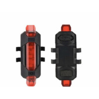 Ліхтар Велосипедний з вбудований акумулятор Li-ion BS-216 USB червоний (240)