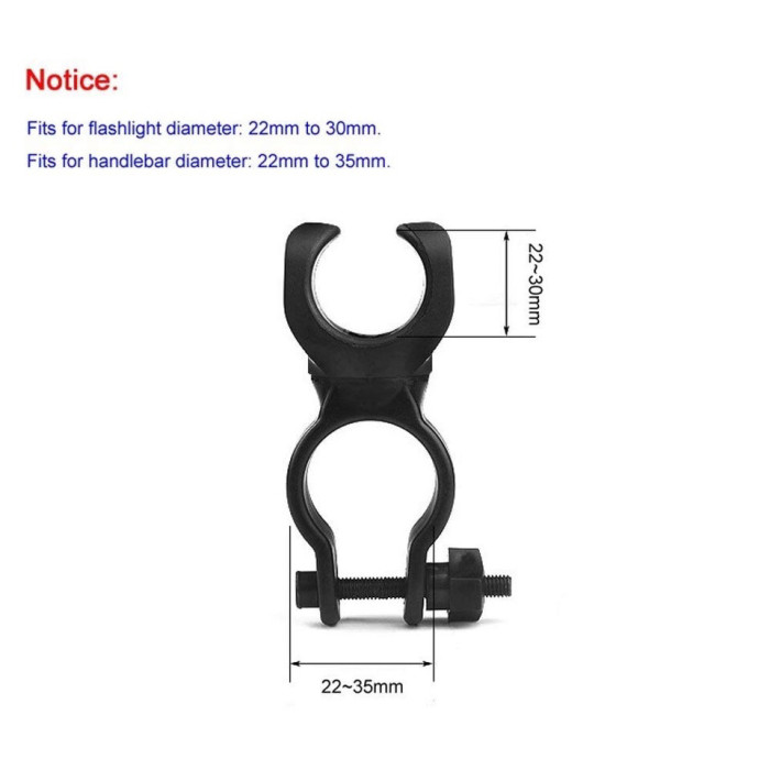Кріплення для ліхтаря на велосипед KK 03/1998 (600 шт)