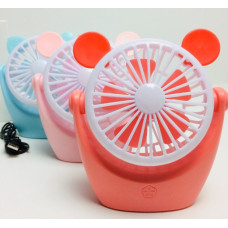 Вентилятор акумуляторний настільний з LED-підсвіткою CS-091 (120 шт./ясть)