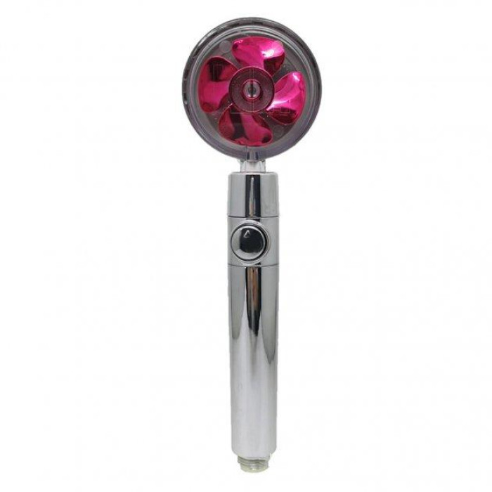 Насадка для душу SV з вентилятором, лійка Turbocharged 26х7,8 см Хром ART 1578 (100 шт./яский)