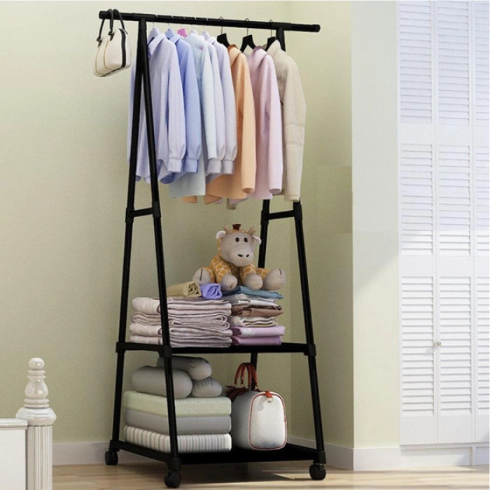 Підлогова вішалка Багатофункціональна вертикальна стійка COAT RACK TRAINGULAR (20 шт./ясть)