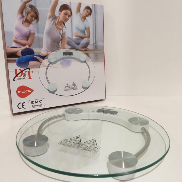 Ваги підлогові електронні DOMOTEC DT-2003A /180кг круглий (10 шт./ясть)