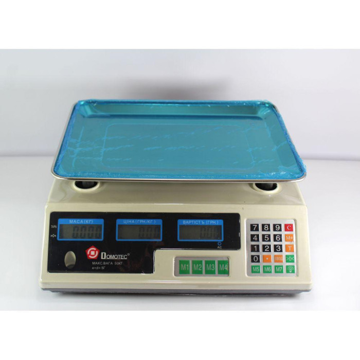 Ваги Торгові DOMOTEC MS-228/ 2851 50 кг/6v/2 г (5шт/ящи)