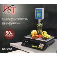 Ваги Torgові зі стійкою DT-5053 50 кг (50KG/6V/5GR/327*135*37) (4 шт./ясть)