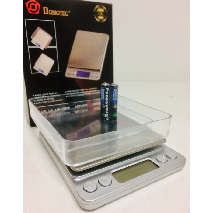 Ваги ювелірні c 2 ма чашаMOD-1208-3/1729/ 3000гр/0,1 g (50 шт/ящ)