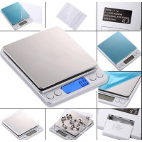 Ваги ювелірні c 2 ма чашаMOD-1208-3/1729/ 3000гр/0,1 g (50 шт/ящ)