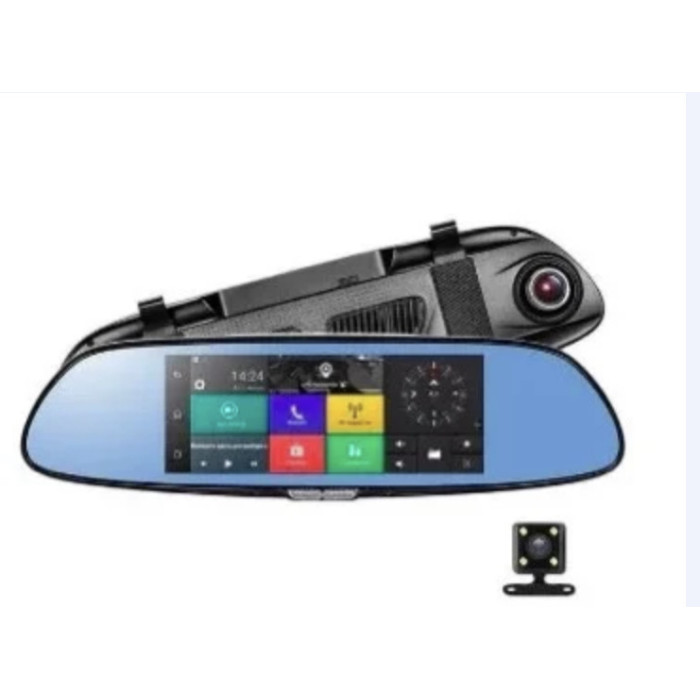 Відеореєстратор виду дзеркало ART-2008/Android 6.1/3G/LCD7"/GPS/2 камерами (20 шт/ясть)