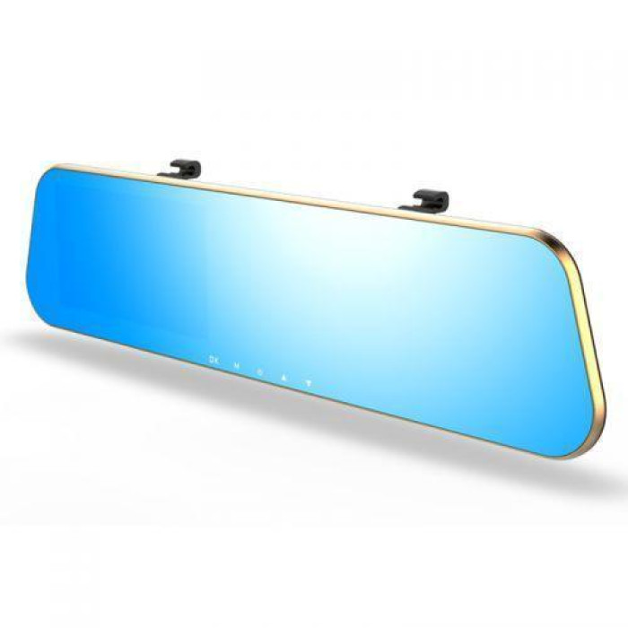 Відеореєстратор DVR DV 460 дзеркало з двома камерами ART-2001 (GOLD)