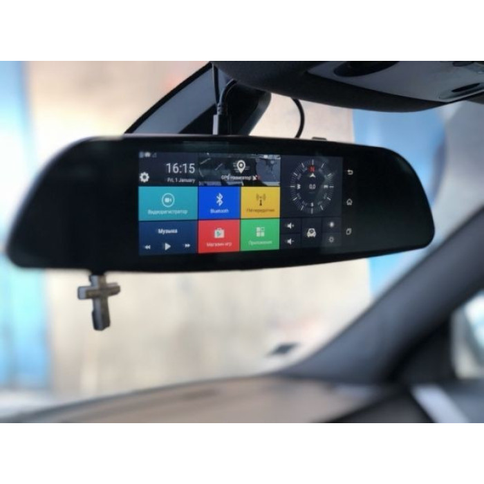 Відеореєстратор виду дзеркало ART-D35 (Android 6.1/3G/LCD7"/GPS/2 камерами)