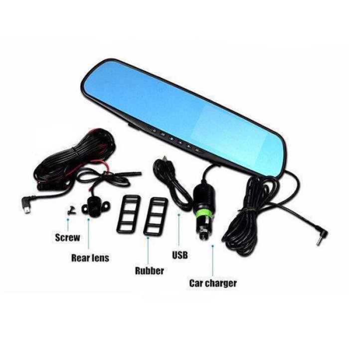 Дзеркало відеореєстратор ART 1434 (камера — FHD, монітор — 4,3") — 2 камери (30 шт./ясть)