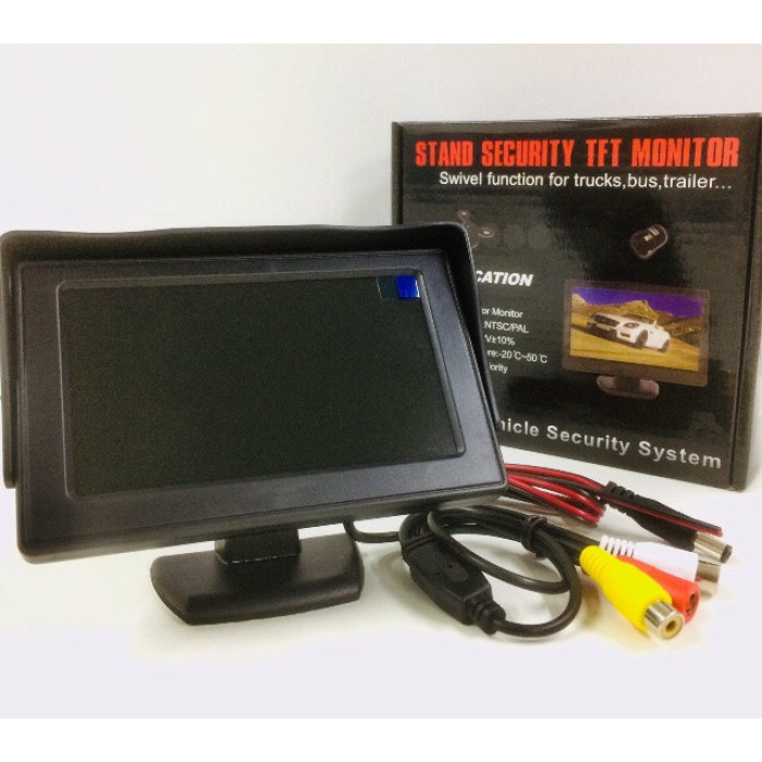 Дисплей LCD 4.3" для двох камер 043/1309 (50 шт./яский)