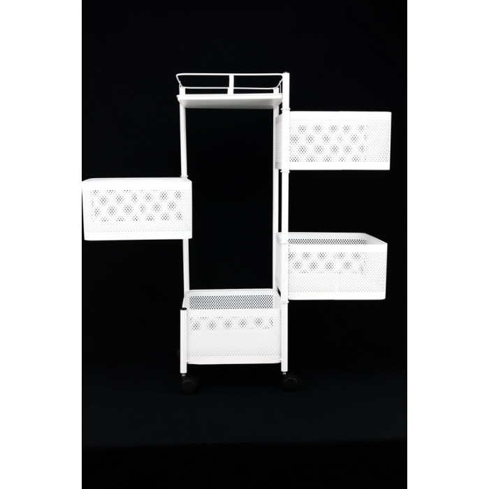 50113 Полиця Товарна Розсувна 4 Яруси 29.5 x 76.5 x 29 см. (1)