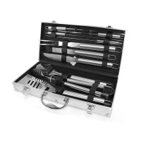 Набір для мангала 43х21х8 см BBQ Tools Set AL 10/ 8995 (6 шт./ясть)