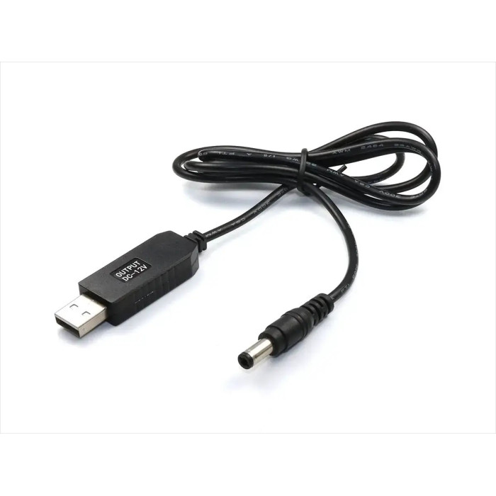 Кабель USB для роутера з перетворювачем напруги з 5В на 12В 0,5А DC-DC 7198 (1000 )