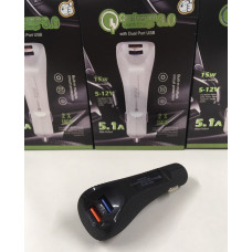 Автомобільний зарядний пристрій на 2 порти USB C-41C